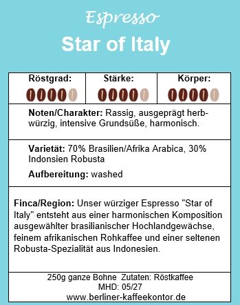 Star of Italy